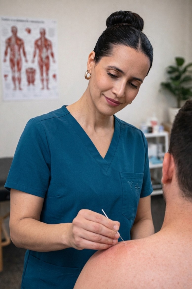 Dr. Ashima, Doctor of Physical Therapy and dry needling specialist